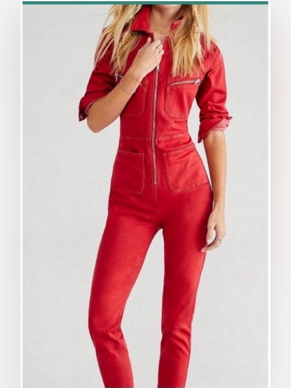 Free People Lennox Jumpsuit NWT size L
